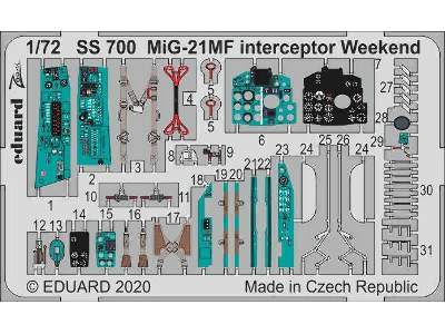 MiG-21MF interceptor Weekend 1/72 - zdjęcie 1