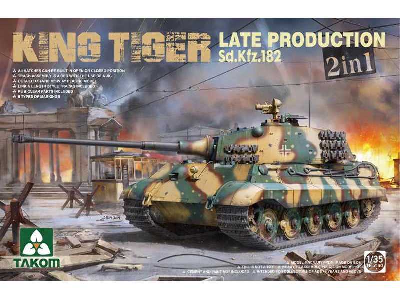 Sd.Kfz. 182 King Tiger Late Production 2 w 1 - zdjęcie 1