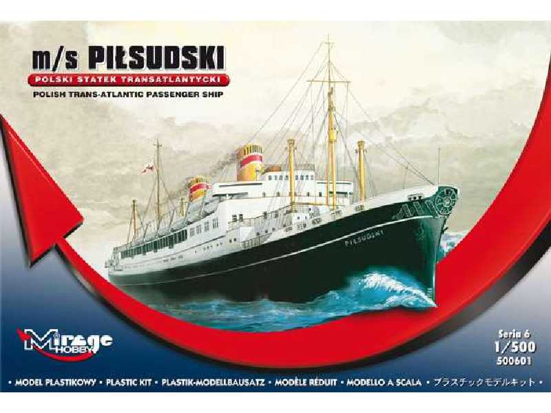 m/s PIŁSUDSKI polski statek transatlantycki - zdjęcie 1