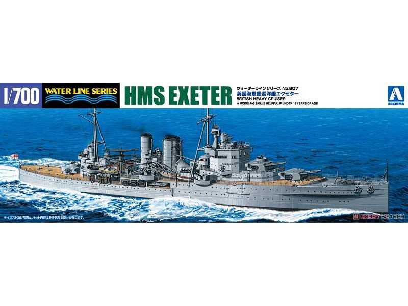 HMS Exeter - ciężki krążownik brytyjski - zdjęcie 1 HMS Exeter - ciężki krążownik brytyjski - zdjęcie 1