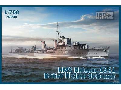 HMS Hotspur 1941 brytyjski niszczyciel klasy H - zdjęcie 1