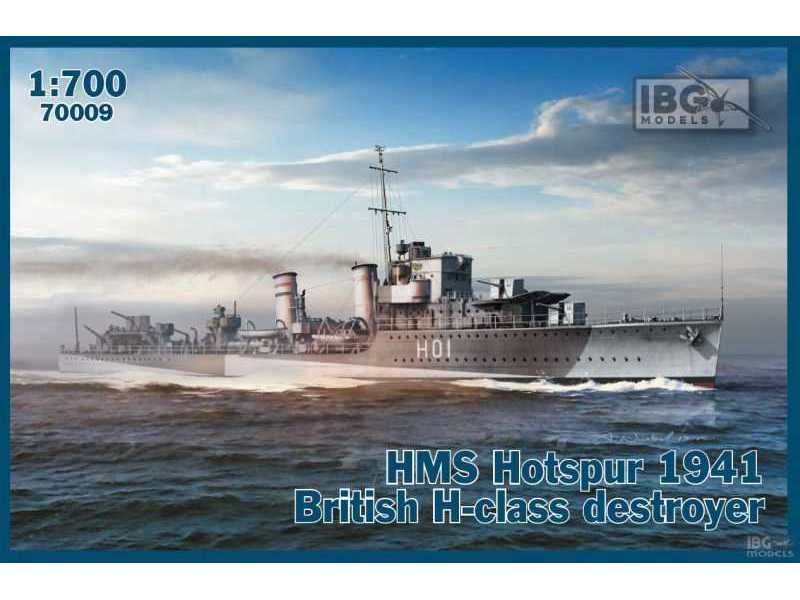 HMS Hotspur 1941 brytyjski niszczyciel klasy H - zdjęcie 1