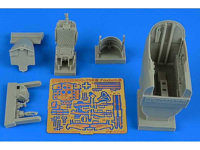 MiG-25RB Foxbat-B cockpit set - ICM - zdjęcie 1 MiG-25RB Foxbat-B cockpit set - ICM - zdjęcie 1