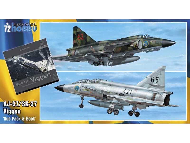 Saab 37 Viggen Duo Pack + book - zdjęcie 1 Saab 37 Viggen Duo Pack + book - zdjęcie 1