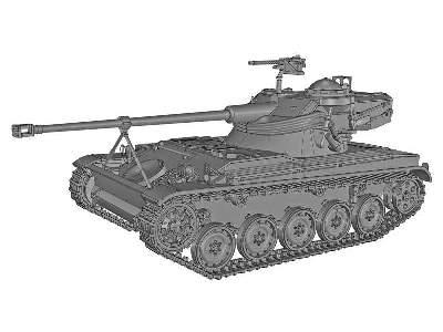 AMX-13/75 lekki czołg francuski - zdjęcie 13