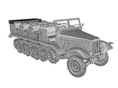 SdKfz.6 Zugkraftwagen 5t Pionier - zdjęcie 9