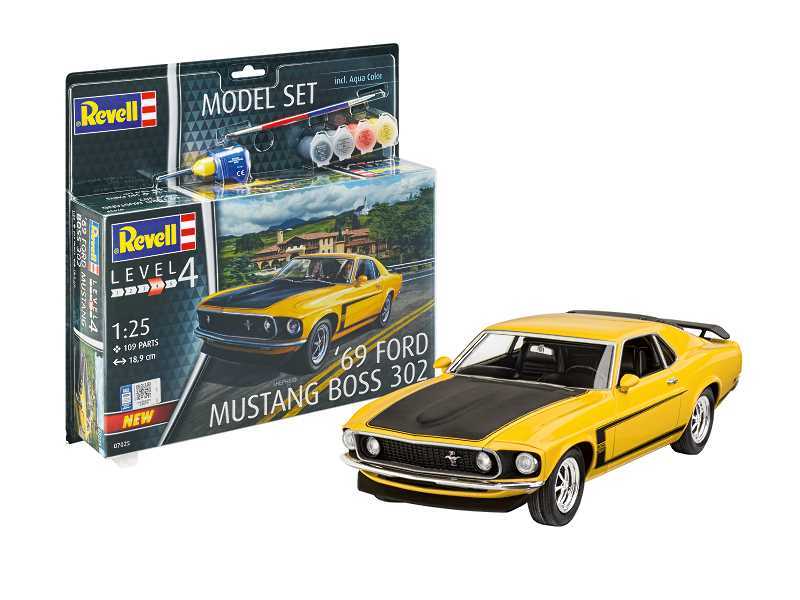 1969 Ford Mustang Boss - zestaw podarunkowy - zdjęcie 1 1969 Ford Mustang Boss - zestaw podarunkowy - zdjęcie 1