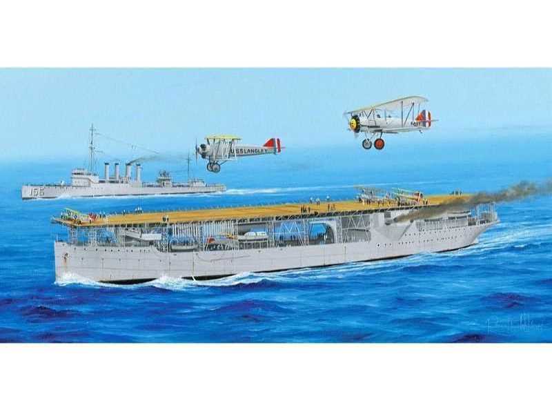 USS Langley CV-1 lotniskowiec amerykański - zdjęcie 1 USS Langley CV-1 lotniskowiec amerykański - zdjęcie 1