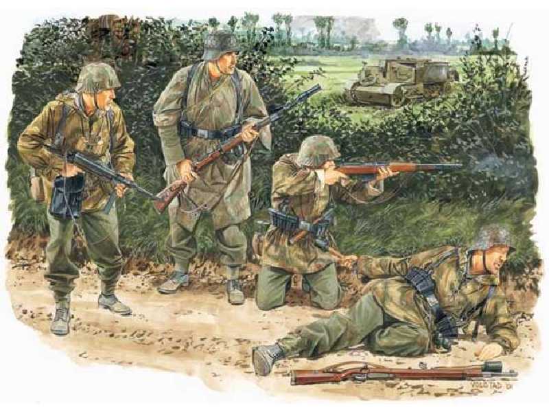 Figurki Kampfgruppe Von Luck (Normandy 1944) - zdjęcie 1