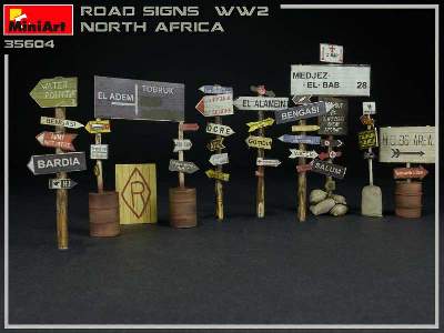 Znaki drogowe - północna Afryka - II Wojna Światowa - zdjęcie 13