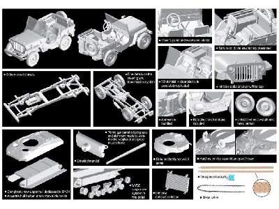 U.S. 1/4-Ton 4x4 Truck + Sherman M4A1(76)W VVSS - zdjęcie 2