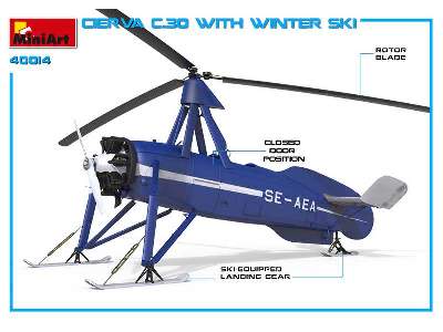 Wiatrakowiec Cierva C.30 na płozach - zdjęcie 2