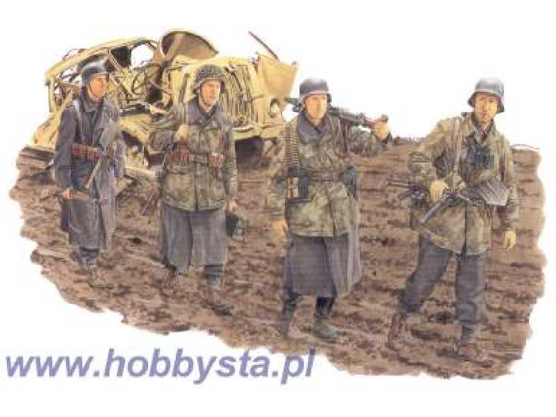 Figurki German Infantry, HG Division (Anzio 1944) - zdjęcie 1 Figurki German Infantry, HG Division (Anzio 1944) - zdjęcie 1