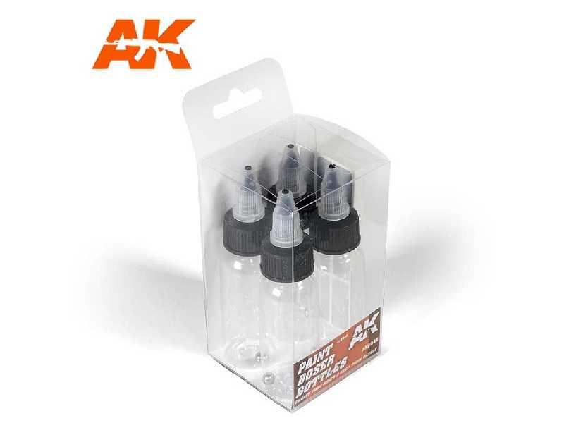 Buteleczki na farby z dozownikiem - 30ml - zdjęcie 1 Buteleczki na farby z dozownikiem - 30ml - zdjęcie 1