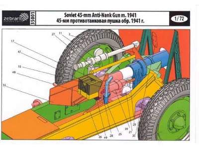 Radziecka armata przeciwczołgowa 45 mm - 1941 - zdjęcie 8