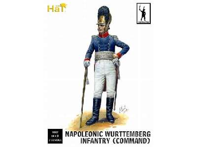 Figurki Napoleonic Wurttemberg Infantry - Command - zdjęcie 1