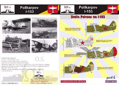 Polikarpov I-153 - Stalin's Falcons On I-153 - zdjęcie 1