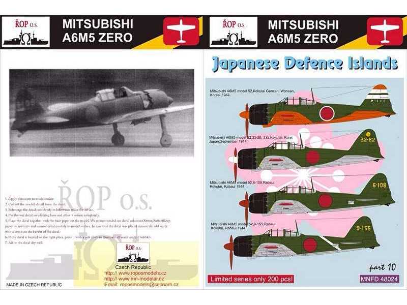 Mitsubishi A6m5 Zero Model 52 - Japanese Defence Islands - zdjęcie 1