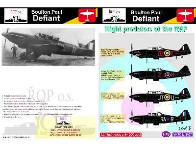 Boulton Paul Defiant - Night Predators Of The RAF - zdjęcie 1