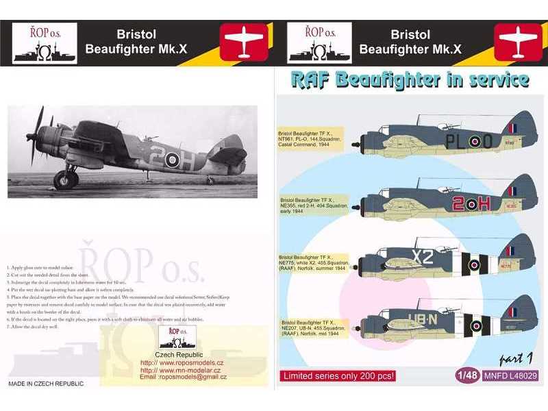Bristol Beaufighter Mk.X - RAF Beaufighter In Service - zdjęcie 1 Bristol Beaufighter Mk.X - RAF Beaufighter In Service - zdjęcie 1