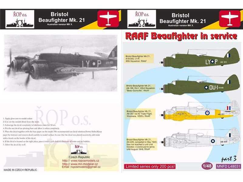 Bristol Beaufighter Mk. 21  - Raaf Beaufighter In Service - zdjęcie 1