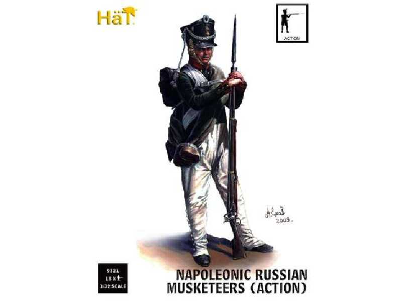 Figurki Napoleonic Russian Musketeers - Action - zdjęcie 1 Figurki Napoleonic Russian Musketeers - Action - zdjęcie 1