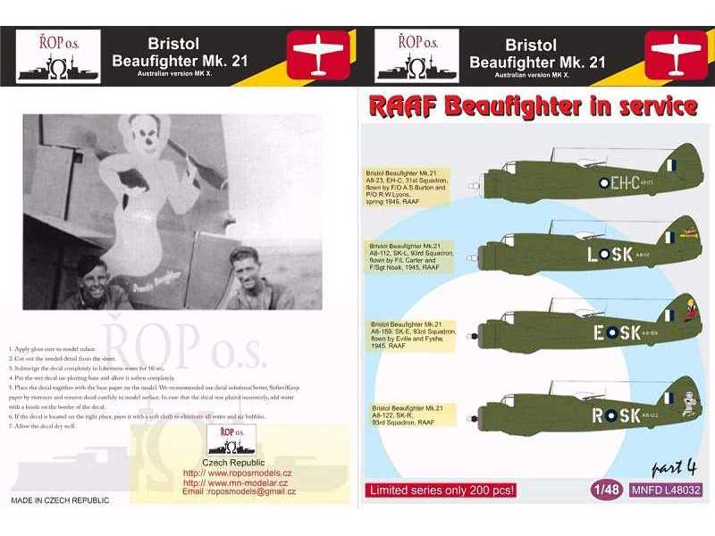 Bristol Beaufighter Mk. 21  - Raaf Beaufighter In Service - zdjęcie 1