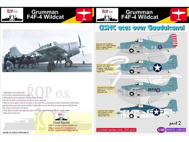 Grumman F4f-4 Wildcat - Usmc Aces Over Guadalcanal - zdjęcie 1 Grumman F4f-4 Wildcat - Usmc Aces Over Guadalcanal - zdjęcie 1