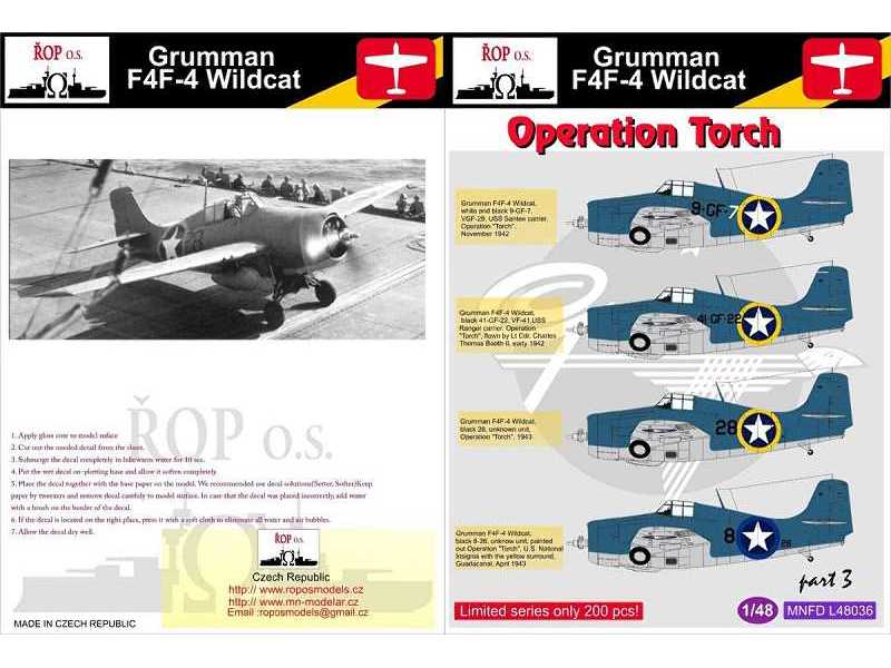 Grumman F4f-4 Wildcat - Operation Torch - zdjęcie 1 Grumman F4f-4 Wildcat - Operation Torch - zdjęcie 1