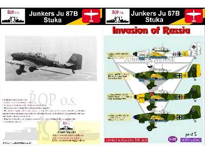 Junkers Ju 87b Stuka - Invasion Of Russia - zdjęcie 2