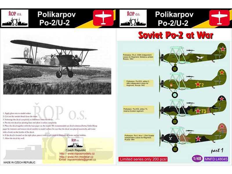 Polikarpov Po-2/U-2 - Soviet Po-2 At War - zdjęcie 1 Polikarpov Po-2/U-2 - Soviet Po-2 At War - zdjęcie 1