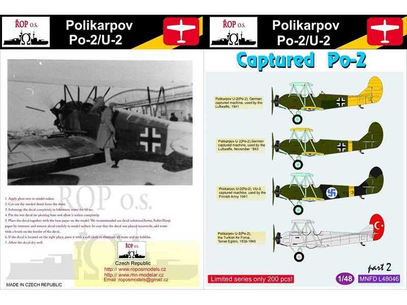 Polikarpov Po-2/U-2 - Captured Po-2 - zdjęcie 1 Polikarpov Po-2/U-2 - Captured Po-2 - zdjęcie 1
