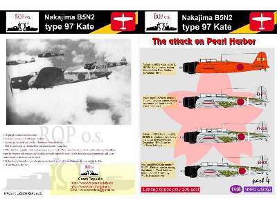 Nakajima B5n2 Type 97 Kate - The Attack On Pearl Harbor - zdjęcie 1