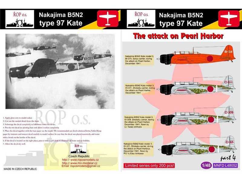 Nakajima B5n2 Type 97 Kate - The Attack On Pearl Harbor - zdjęcie 1 Nakajima B5n2 Type 97 Kate - The Attack On Pearl Harbor - zdjęcie 1