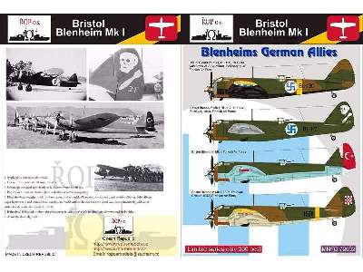 Bristol Blenheim Mk I - Blenheims German Allies - zdjęcie 1