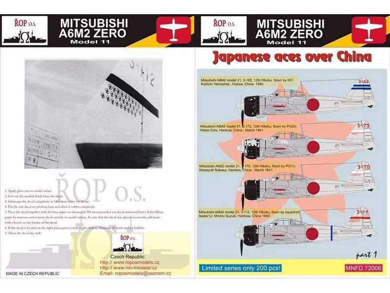 Mitsubishi A6m2 Zero Model 11 - Japanese Aces Over China - zdjęcie 1