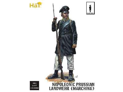 Figurki Napoleonic Prussian Landwehr - Marching - zdjęcie 1
