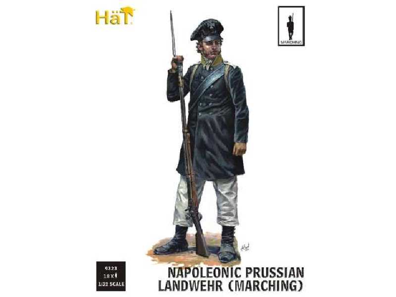 Figurki Napoleonic Prussian Landwehr - Marching - zdjęcie 1