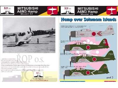 Mitsubishi A6m3 Hamp Model 32 - Hamp Over Salomom Islands - zdjęcie 1