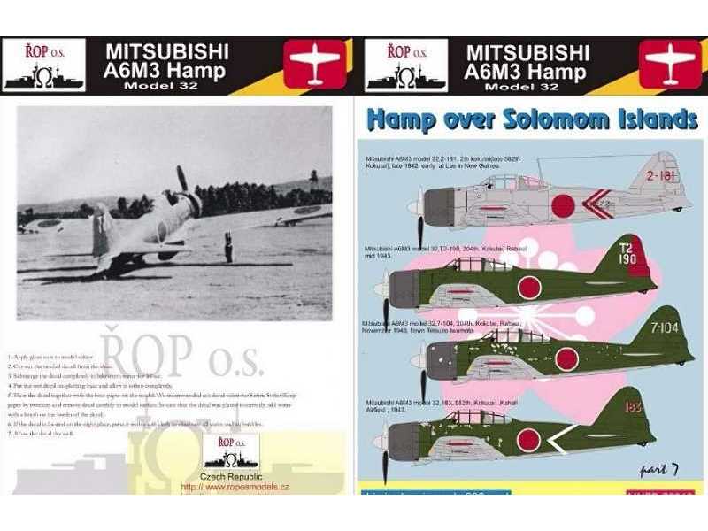 Mitsubishi A6m3 Hamp Model 32 - Hamp Over Salomom Islands - zdjęcie 1