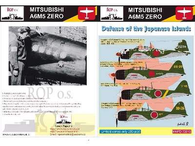 Mitsubishi A6m5 Zero Model 52 - Defense Of The Japanese Islands - zdjęcie 1