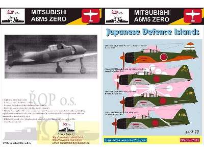 Mitsubishi A6m5 Zero Model 52 - Japanese Defence Islands - zdjęcie 1