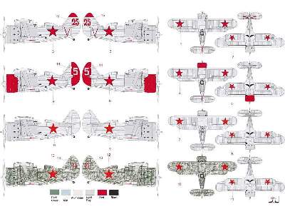 Polikarpov I-153 - Stalin's Falcons On I-153 - zdjęcie 2