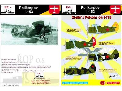 Polikarpov I-153 - Stalin's Falcons On I-153 - zdjęcie 1