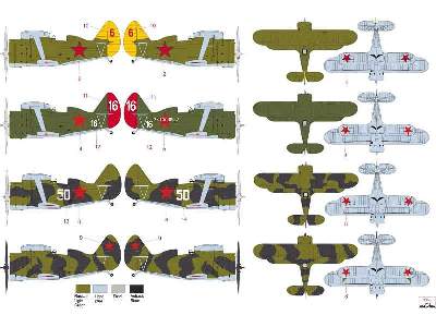Polikarpov I-153 - Stalin's Falcons On I-153 - zdjęcie 2