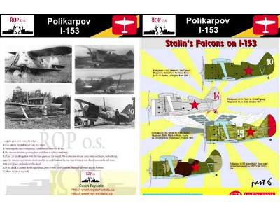 Polikarpov I-153 - Stalin's Falcons On I-153 - zdjęcie 1