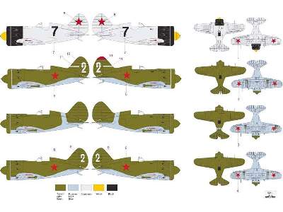 Polikarpov I-16 Rata - Stalin's Falcons In I-16 - zdjęcie 1