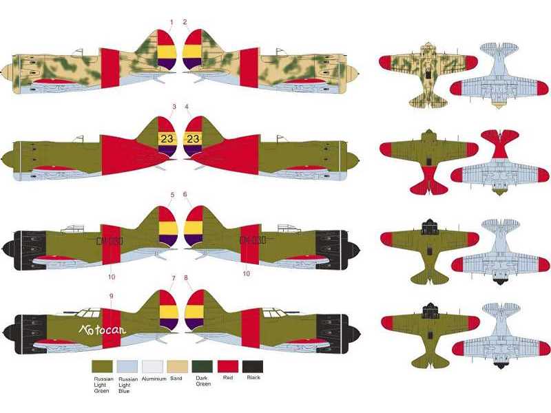Polikarpov I-16 Rata - I-16 Captured By Spanish Republicans - zdjęcie 1 Polikarpov I-16 Rata - I-16 Captured By Spanish Republicans - zdjęcie 1