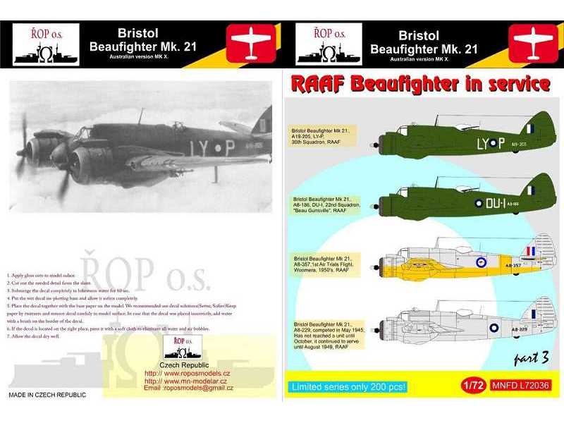 Bristol Beaufighter Mk. 21 - Raaf Beaufighter In Service - zdjęcie 1 Bristol Beaufighter Mk. 21 - Raaf Beaufighter In Service - zdjęcie 1