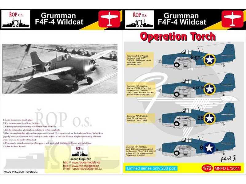 Grumman F4f-4 Wildcat - Operation Torch - zdjęcie 1 Grumman F4f-4 Wildcat - Operation Torch - zdjęcie 1